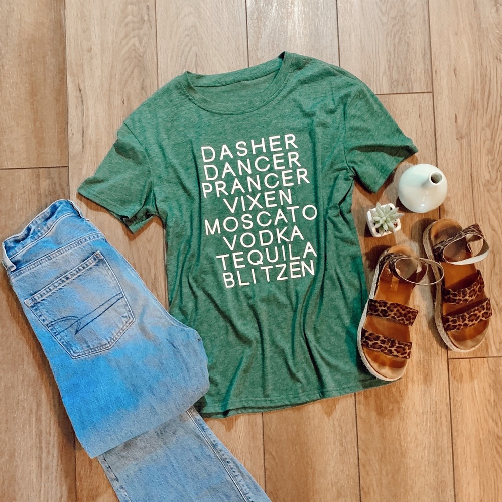 Christmas drinking tee